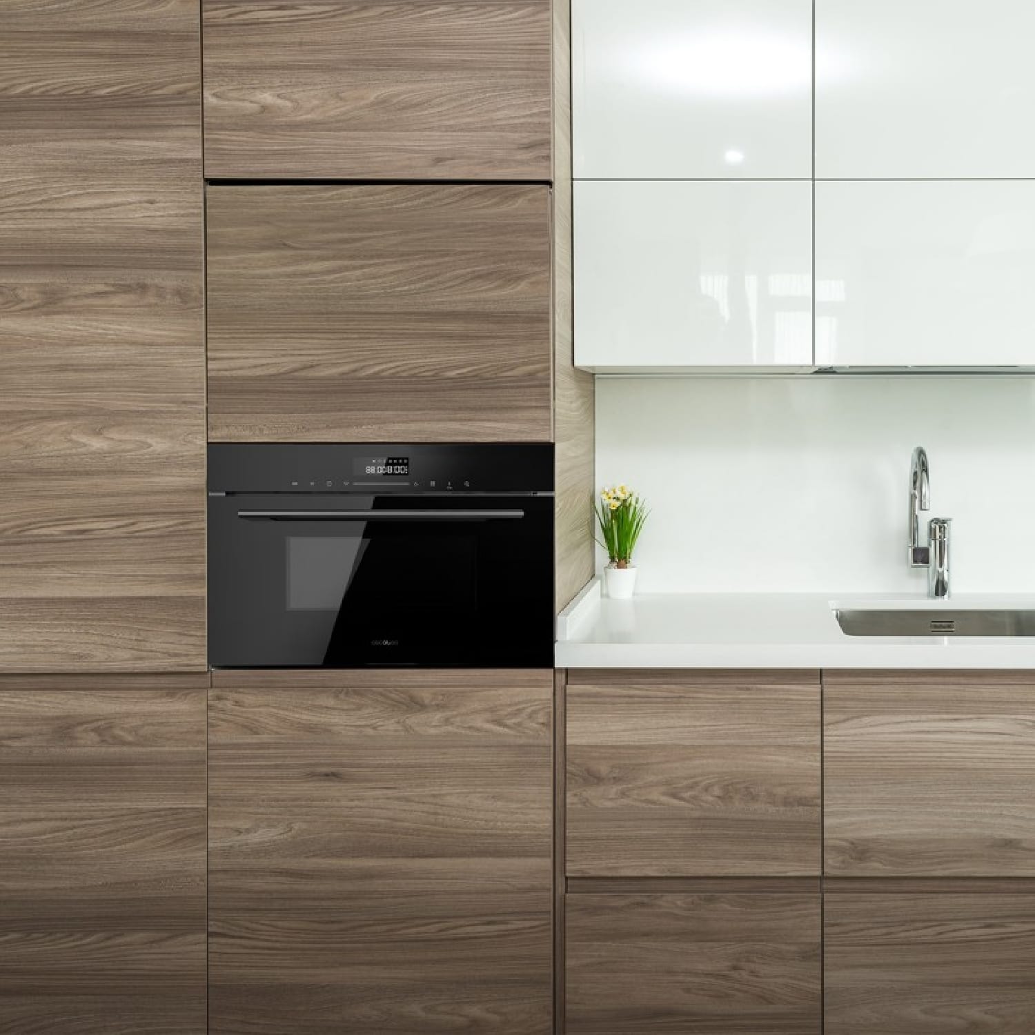 02838_1.jpg Microonde ad incasso Cecotec Bolero Hexa MW703800 Glass Black - immagine 1