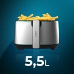 Friggitrice ad aria Cecotec Cecofry Full Inox 5500 Connected Pack - immagine 3