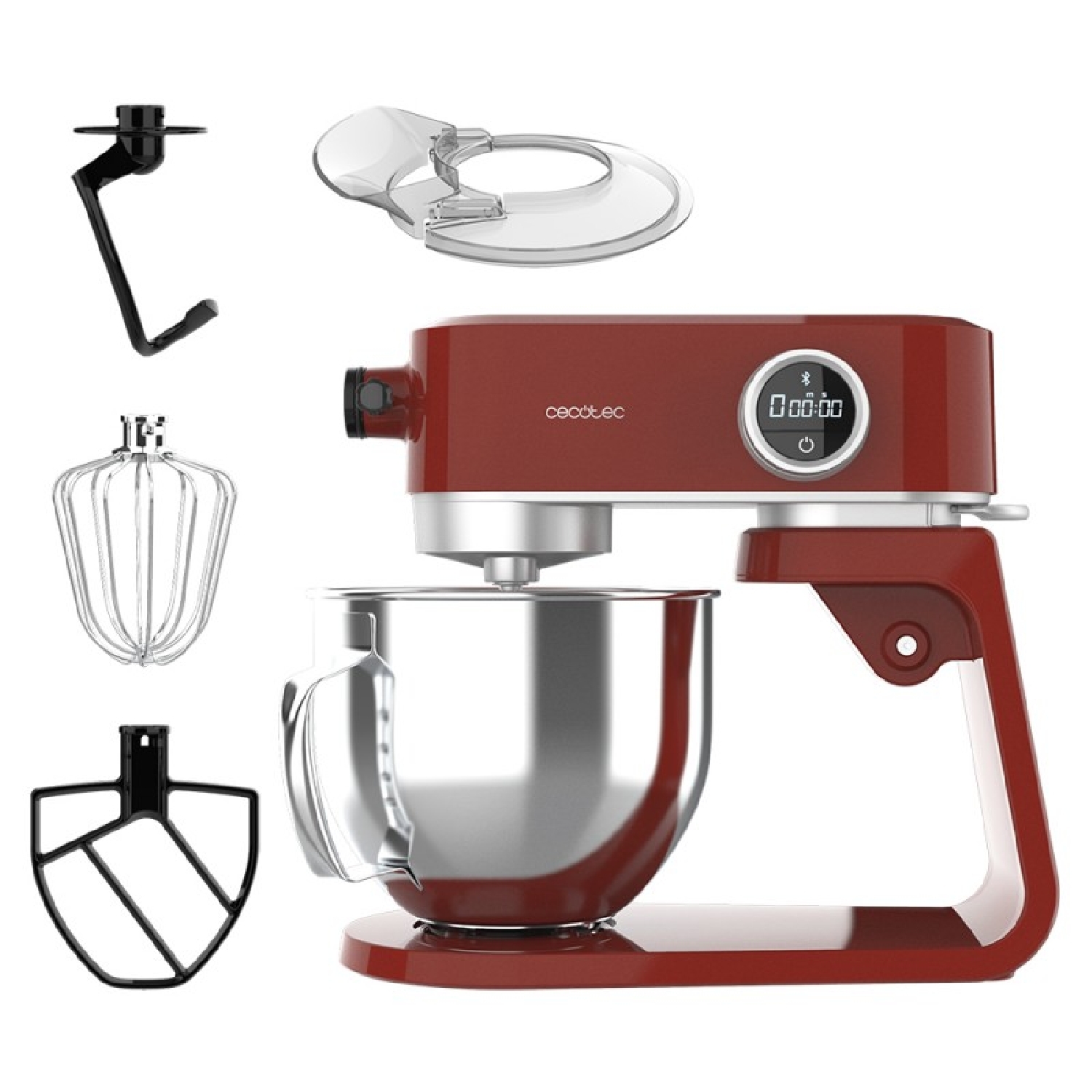 04170_1.jpg Planetarie impastatrici Cecotec Impastatrice Twist&Fusion 4000 Luxury Red - immagine 1