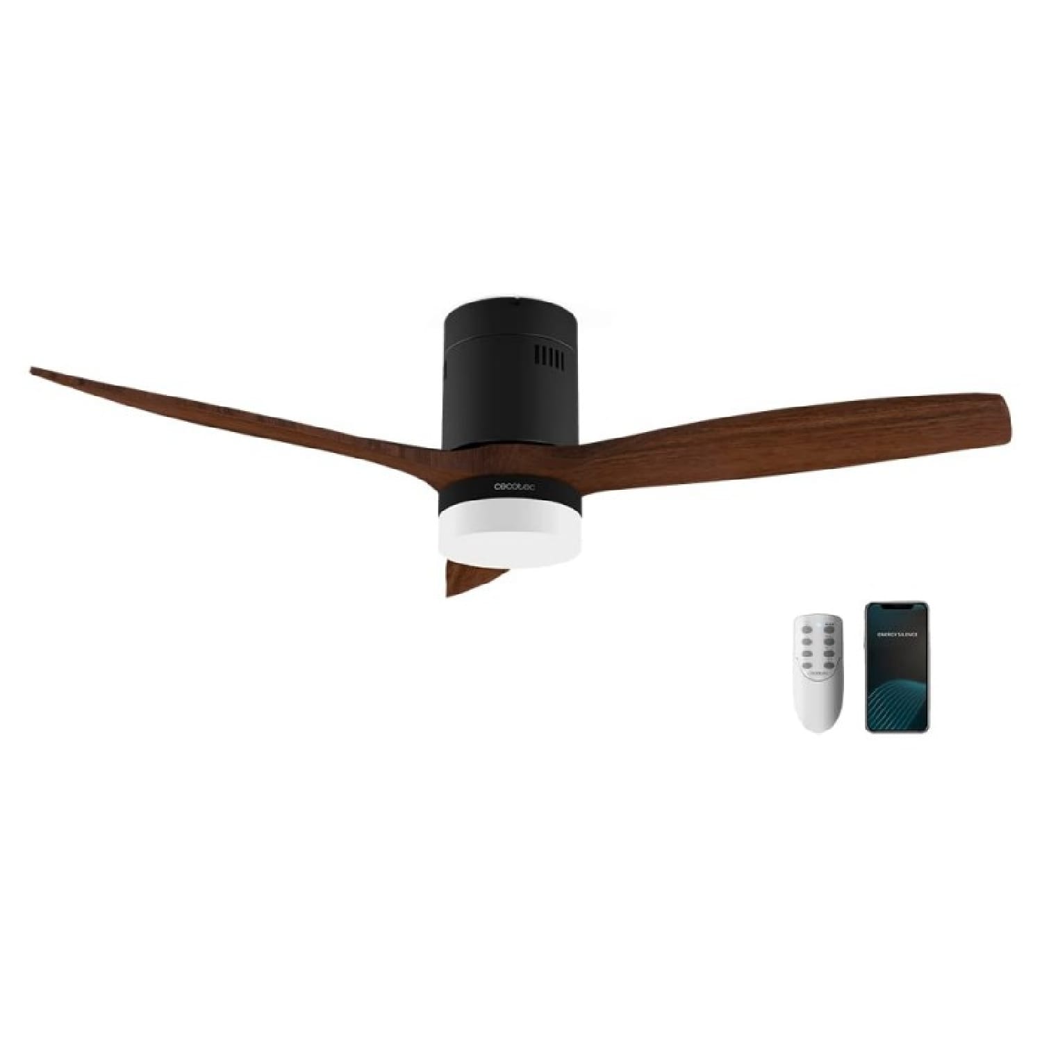 08239_1.jpg Ventilatori da soffitto Cecotec Ventilatore da soffitto EnergySilence Aero 5600 Black Aqua Connected - immagine 1