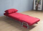 Nuovo Poltrone Letto Rosso Divani 65x69x82h Divanetti Divano Letto 1 Piazza Italfrom - immagine 3