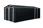Casetta Box Auto Garage Ricovero Attrezzi Rimessa Ripostiglio 6 X 3 m Antracite