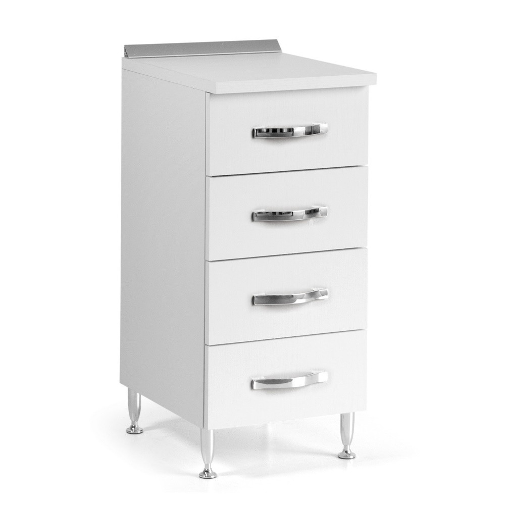cassettiera-4-cassetti-40x50x85h-bianco-frassinato.jpg Cassettiera 4 cassetti 40x50x85H bianco frassinato - immagine 1