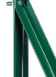 Saetta A "L" In Ferro Plastificato Verde - Altezza 150 cm - Per Sostegno Paletti Recinzione