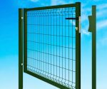 Cancello Medium Pedonale - Con Rete 50x200x5 mm - Telaio 35/40 mm - Dimensione: cm100x100 - Peso 22 Kg - Colore:Verde
