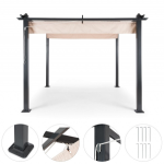 Pergola da Giardino in Alluminio - cm 400X300cm - ITALFROMGIARD103 - immagine 2