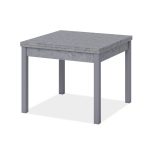 Tavolo raddoppiabile Firenze cemento 90x90
