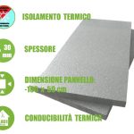 5 Pannelli in EPS con Grafite 'Polistirene Espanso Sinterizzato' per Isolamento Termico -100x50x3 cm