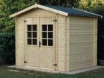 Casetta Da Giardino In Legno D' Abete Nordico(19mm) - cm 246x200cm - Senza Pavimento - Italfrom303