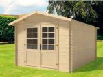 Casetta Da Giardino In Legno D' Abete Nordico(28mm) - cm 300x400 cm - Senza Pavimento - Italfrom311