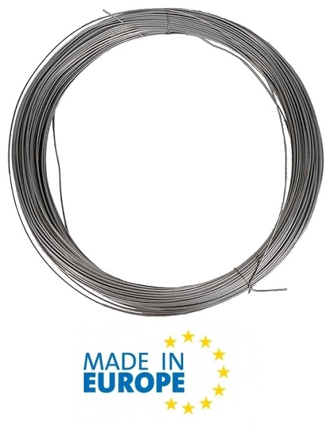 zoom_10920-0-61f2be14.jpg Filo Di Ferro Zincato Hd 2,0 mm. Italfrom Per Recinzioni Permanenti Per Ovini E Bovini - immagine 1