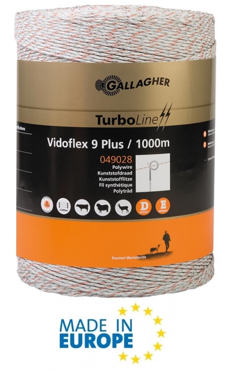 zoom_11333-0-6213c7f5.jpg Filo Conduttore Terra Lunghezza 400 M Vidoflex Turboline Plus 9 Gallagher Per Recinzioni Elettriche - immagine 1