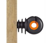 Isolatore Ad Anello Xdi Per Pali In Legno, Filo, Corda Gallagher Confezione 125 Pz. Per Recinzioni Elettriche