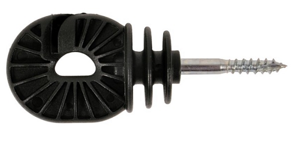 zoom_11352-0-62151889.jpg Isolatore Nero Ad Anello Super Vite Per Legno Gallagher Confezione 25 Pz. Per Recinzioni Elettriche - immagine 1