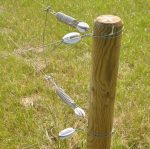 Isolatore Di Testa Rinforzato Bianco Confezione 5 Pz. Gallagher Per Recinzioni Elettriche - immagine 3