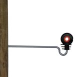 Isolatore Distanziato Curvo Xdi - 18 cm - Gallagher Confezione 10 Pz. Per Recinzioni Elettriche