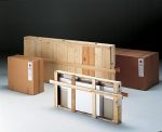 Vetrina Top Cristallo con Mobile 157x40xh130 cm OF1614M Made in Italy Colore Wengè - immagine 5