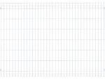 Pannello Recinzione Modulare Cancellata Rete Metallica Elettrosaldata 'Medium Bianca' cm 200 x 102 h
