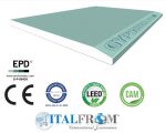5 Pannelli in Cartongesso Gypsotech AQUA EH2 - 1,20 m x 0,50 m - Spessore 12,5 mm - immagine 3