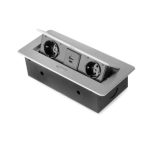 Multipresa per scrivania Grigio - immagine 3