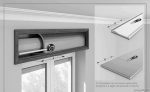 Kit Isolamento Cassonetto Tapparelle Avvolgibili Pannelli in Agglomerato di Resina Espansa ed EPS Bianco per Isolamento Termico/Acustico Cassonetto - Base 100 cm Copertura Avvolgibile 50 cm - immagine 5