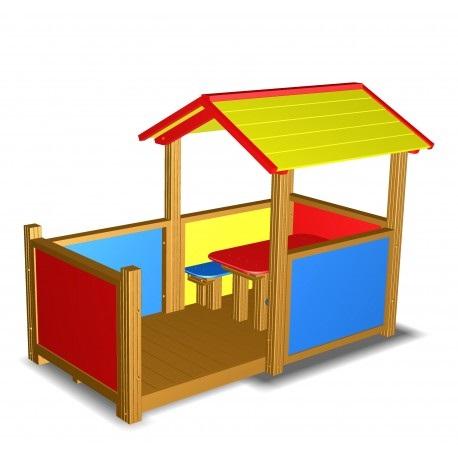 zoom_17313-0-63f090ad.jpg Casetta Gioco Per Bimbi Realizzata Con Struttura In Pino Scandinavo - immagine 1