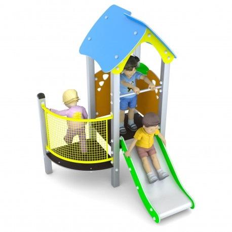 zoom_17331-0-63f0a982.jpg Gioco Scivolo a Torretta Per La Prima Infanzia 456 x 522 x H 215 cm - immagine 1