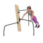 Attrezzo Per Ginnastica All'Aperto Fitness Bars In Robinia - immagine 2