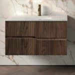 Mobile Base Con 2 Cassetti Per Lavabo Bagno Modello Victor Base 60 cm