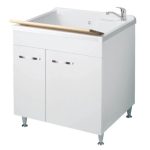 Mobile Lavanderia Due Ante 60x75x85 cm Colore Bianco