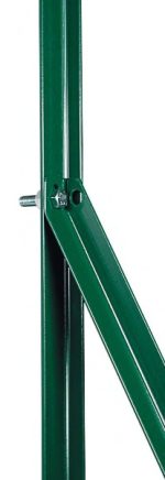 Saetta A "L" In Ferro Plastificato Verde - Altezza 200 cm - Per Sostegno Paletti Recinzione - immagine 2