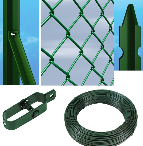 zoom_2238-0-5d07aae7.jpg Recinzione Completa 25mt Lineari Rete Metallica Plastificata (Rete H200 cm) (Maglia:mm50x50) Con Paletti Interrati - immagine 1