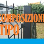 Recinzione Modulare Completa Linea "Medium Antracite" - H 150 cm - Lunghezza 20 Mt Lineari