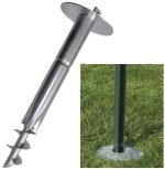 Supporto Zincato Per Ancoraggio Palo A T (mm35x35) Nel Terreno