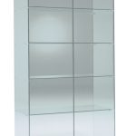 Vetrina Alta con Luci L93xP46xH188 cm Cristalli Temperati OF131CS