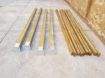 Pergola Da Giardino Addossata In Legno Di Pino Impregnato - Mt 2 X 6 X 2,5h - Con Supporti A Tassellare - immagine 2