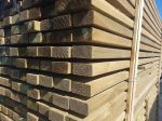 Pergola Da Giardino Addossata In Legno Di Pino Impregnato - Mt 3 X 6 X 2,5h - Con Supporti A Tassellare - immagine 4