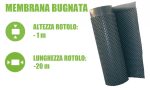 Membrana Bugnata Impermeabilizzante In Polietilene Ad Alta Densità H 1x20 M - Italfrom