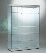 Vetrina 6 Faretti Led 4000K - 143x53x200h - Cristalli Temperati Made in Italy