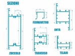 Box Modulare 4 Lati In Alluminio E Vetro Trasparente - 4x3 M Colore Bianco Puro Ral 9010 - Italfrom - immagine 2