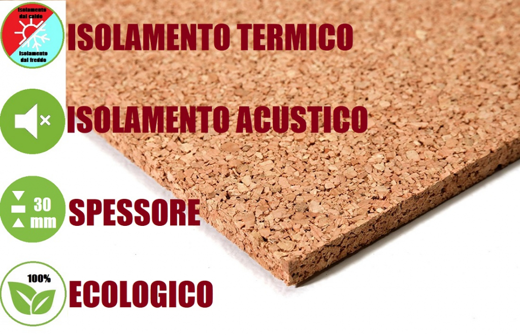 zoom_7483-0-63415148.jpg Pannello in Sughero Naturale per Isolamento Termico/Acustico-100x50x3 cm - immagine 1