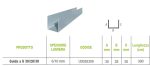 Guida a U 30/28/30 - Profilo per Cartongesso - Lunghezza Barra 300 cm - immagine 2