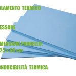 Pannello in XPS 'Polistirene Estruso Sinterizzato' per Isolamento Termico -125x60x4 cm