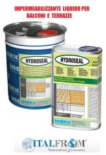 Hydroseal Impermeabilizzante Per Superfici Piastrellate Di Balconi E Terrazze - Conf. Da 1 Litro - Italfrom