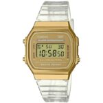 Orologio Unisex Casio VINTAGE COLLECTION - TRANSPARENT BAND - GOLD - immagine 2