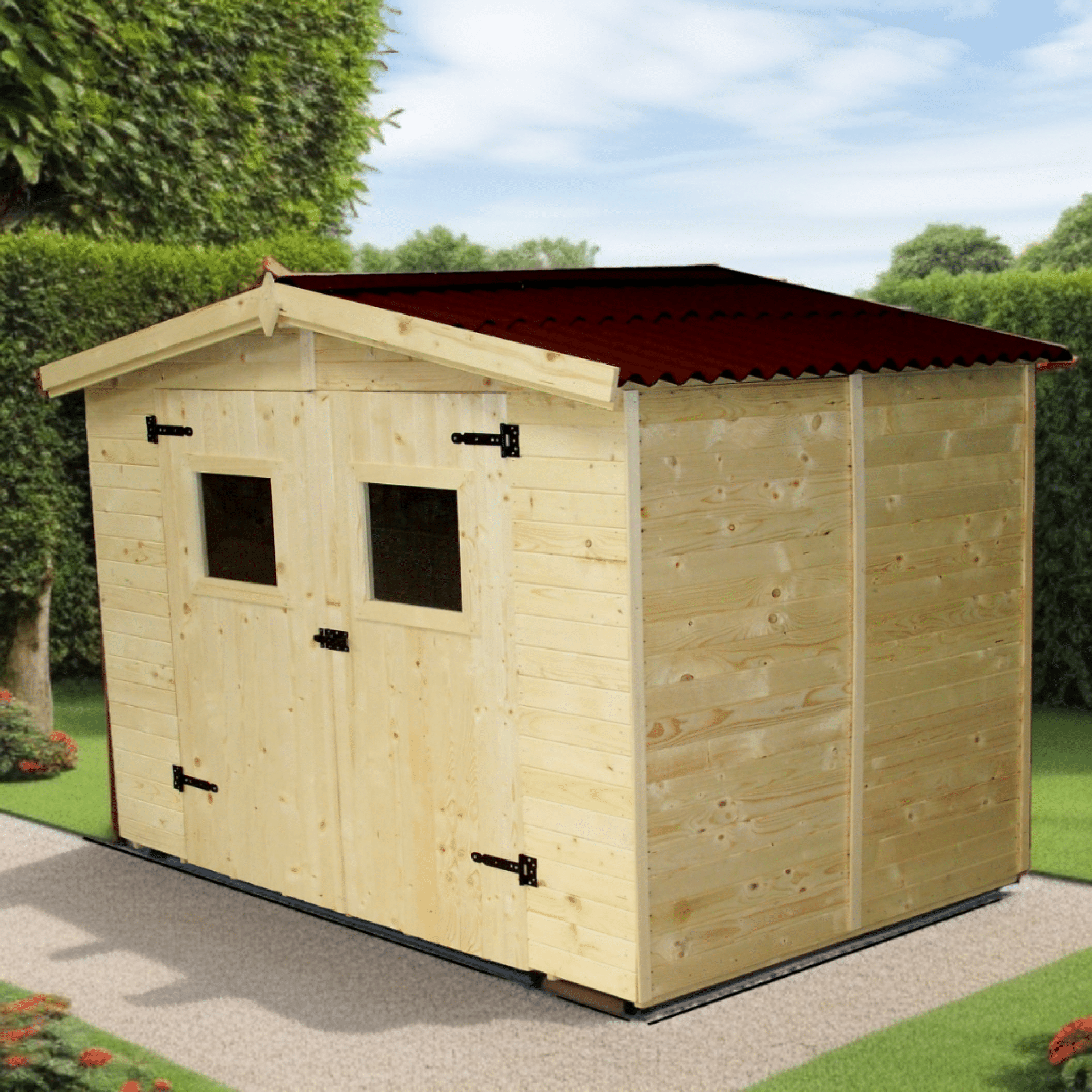 839a0377612d0e25ac74ae0127d5.png casetta a pannelli 16 mm, con pavimento 2,40 x 1,60 m - immagine 1