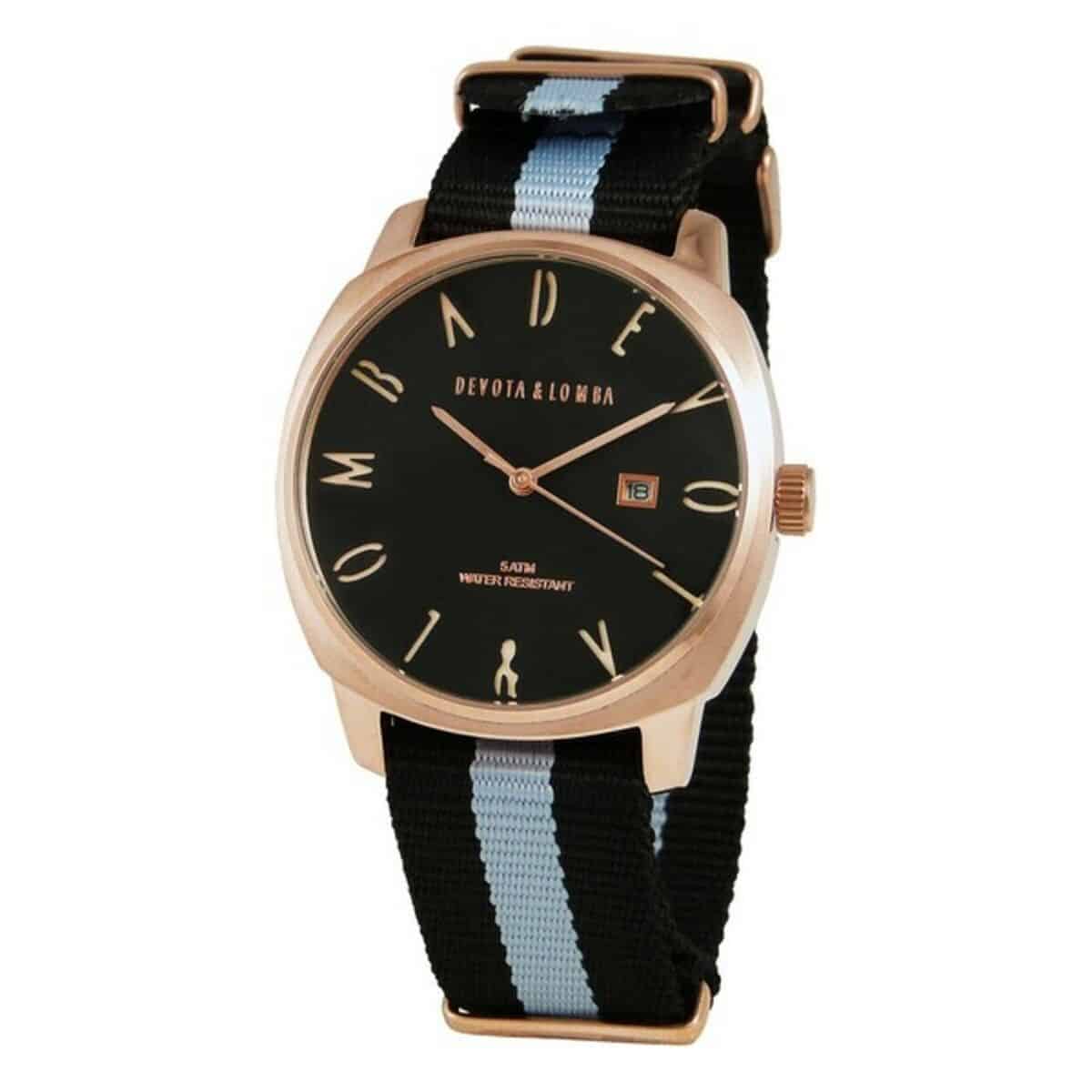 Fotografia para Ecommerce Orologio Uomo Devota & Lomba DL008MSPBK-GR-03BLACK (Ø 42 mm) - immagine 1