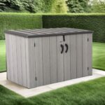 Box ripostiglio in resina HDPE simil legno, grande volume  1,90 mx 1,00 m, 1,90 m²