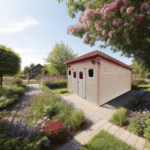 Casetta tavole ad incastro spessore 28mm, senza pavimento, in legno douglas , garanzia 5 anni 4,0 x 4,0 m  - peso 875kg ; h 2,30m