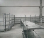 Scaffalatura industriale a ripiani lunghezza 3,60 metri , altezza 2,50 mt, profondità 50 cm  con 5 ripiani in altezza - immagine 5